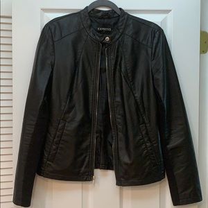 Express Leather Jacket - Like New!